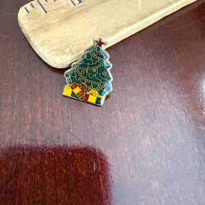 Vintage Christmas Tree Pin